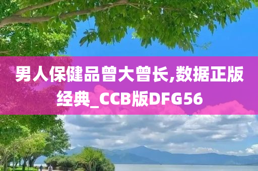 男人保健品曾大曾长,数据正版经典_CCB版DFG56