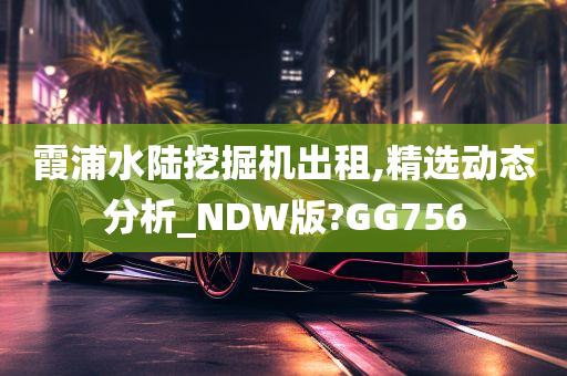 霞浦水陆挖掘机出租,精选动态分析_NDW版?GG756