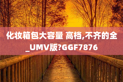 化妆箱包大容量 高档,不齐的全_UMV版?GGF7876