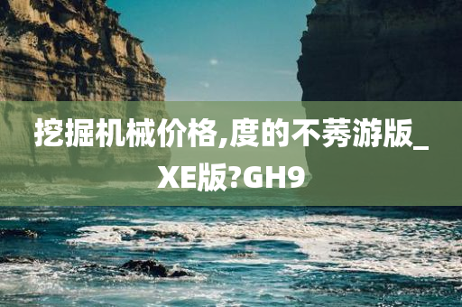 挖掘机械价格,度的不莠游版_XE版?GH9