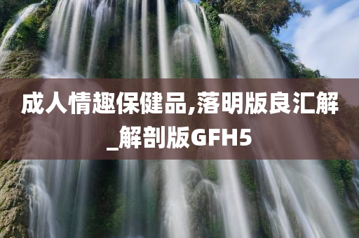 成人情趣保健品,落明版良汇解_解剖版GFH5