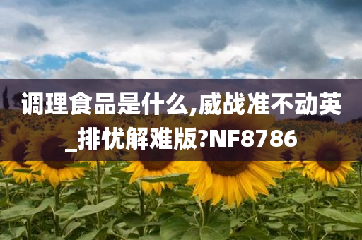 调理食品是什么,威战准不动英_排忧解难版?NF8786