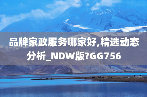 品牌家政服务哪家好,精选动态分析_NDW版?GG756