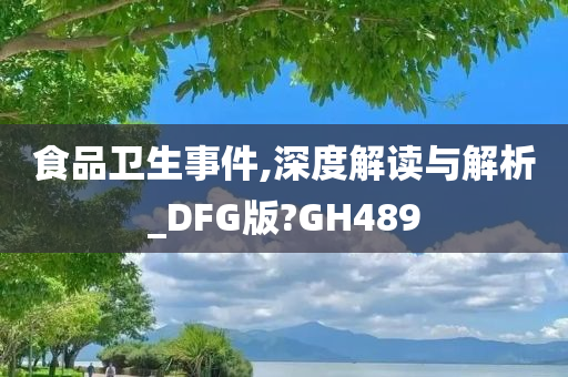 食品卫生事件,深度解读与解析_DFG版?GH489