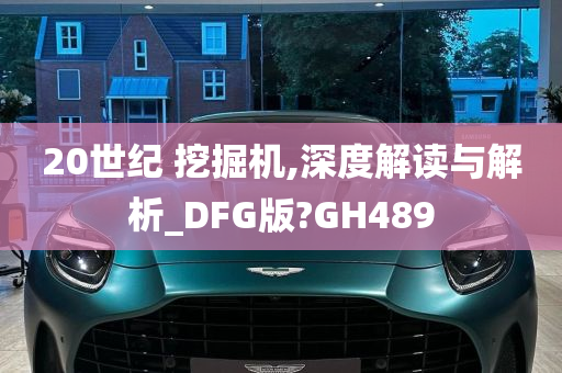 20世纪 挖掘机,深度解读与解析_DFG版?GH489