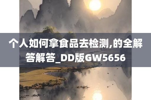 个人如何拿食品去检测,的全解答解答_DD版GW5656