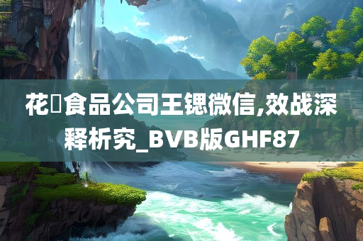 花媄食品公司王锶微信,效战深释析究_BVB版GHF87