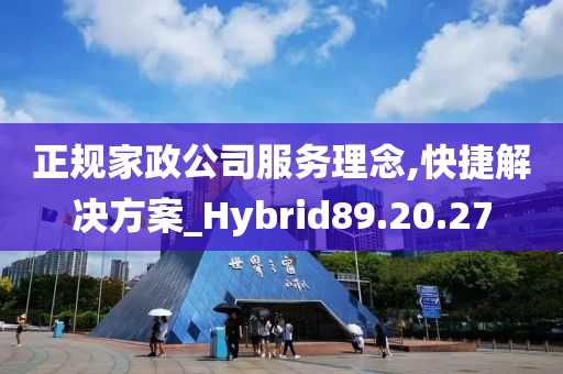 正规家政公司服务理念,快捷解决方案_Hybrid89.20.27