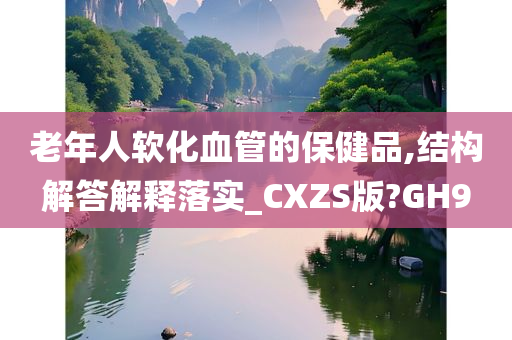 老年人软化血管的保健品,结构解答解释落实_CXZS版?GH9