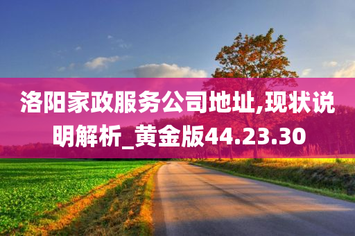 洛阳家政服务公司地址,现状说明解析_黄金版44.23.30