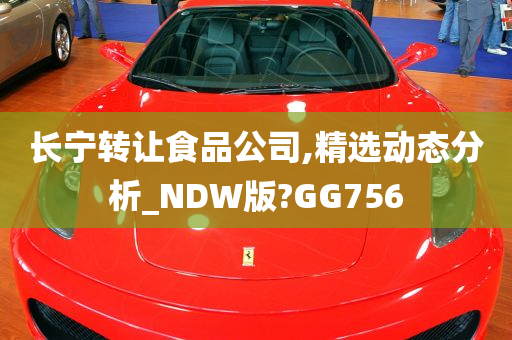 长宁转让食品公司,精选动态分析_NDW版?GG756