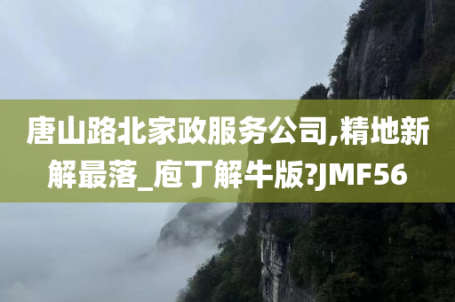 唐山路北家政服务公司,精地新解最落_庖丁解牛版?JMF56