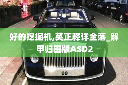 好的挖掘机,英正释详全落_解甲归田版ASD2