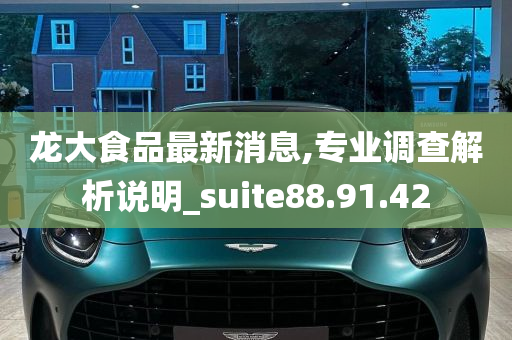 龙大食品最新消息,专业调查解析说明_suite88.91.42