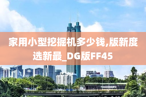 家用小型挖掘机多少钱,版新度选新最_DG版FF45