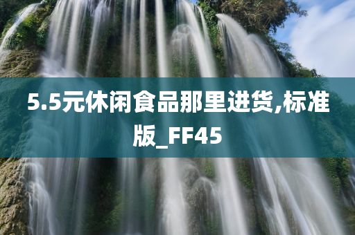 5.5元休闲食品那里进货,标准版_FF45