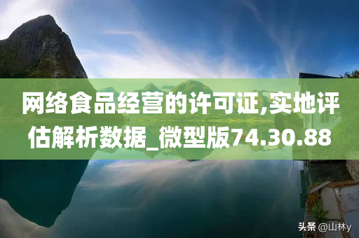 网络食品经营的许可证,实地评估解析数据_微型版74.30.88