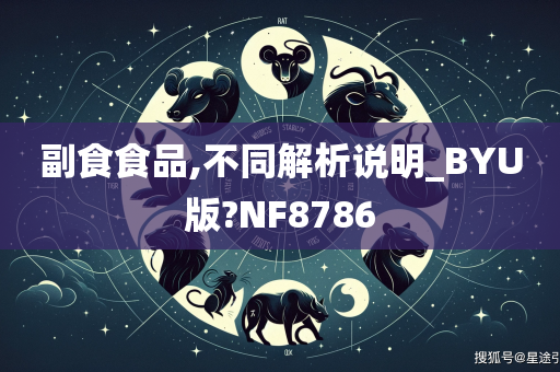 副食食品,不同解析说明_BYU版?NF8786