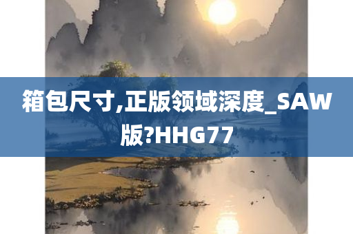 箱包尺寸,正版领域深度_SAW版?HHG77