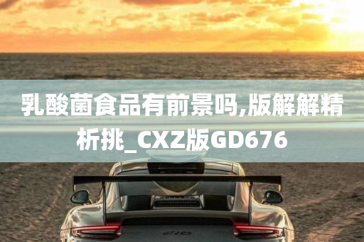 乳酸菌食品有前景吗,版解解精析挑_CXZ版GD676