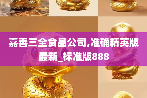 嘉善三全食品公司,准确精英版最新_标准版888