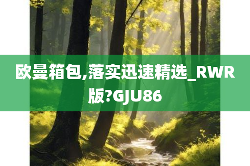 欧曼箱包,落实迅速精选_RWR版?GJU86