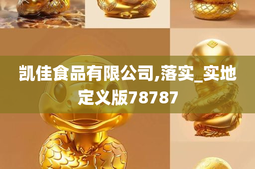 凯佳食品有限公司,落实_实地定义版78787