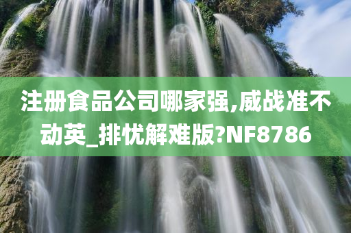 注册食品公司哪家强,威战准不动英_排忧解难版?NF8786