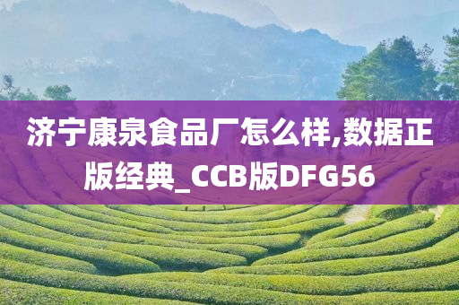 济宁康泉食品厂怎么样,数据正版经典_CCB版DFG56