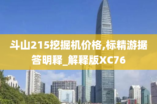 斗山215挖掘机价格,标精游据答明释_解释版XC76