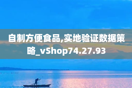 自制方便食品,实地验证数据策略_vShop74.27.93