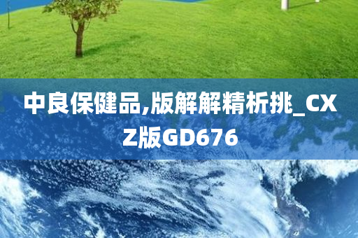 中良保健品,版解解精析挑_CXZ版GD676