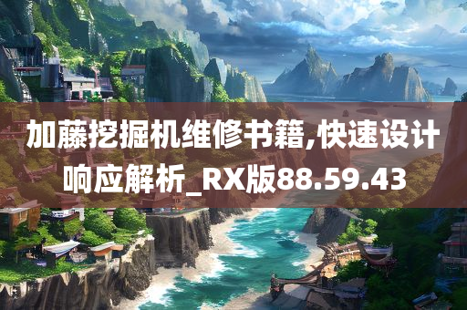 加藤挖掘机维修书籍,快速设计响应解析_RX版88.59.43