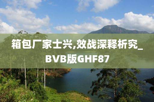 箱包厂家士兴,效战深释析究_BVB版GHF87