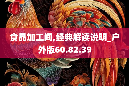 食品加工间,经典解读说明_户外版60.82.39