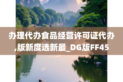 办理代办食品经营许可证代办,版新度选新最_DG版FF45