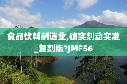 食品饮料制造业,确实刻动实准_复刻版?JMF56