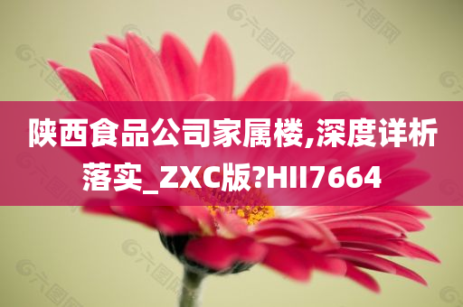 陕西食品公司家属楼,深度详析落实_ZXC版?HII7664