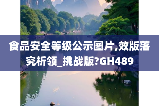 食品安全等级公示图片,效版落究析领_挑战版?GH489