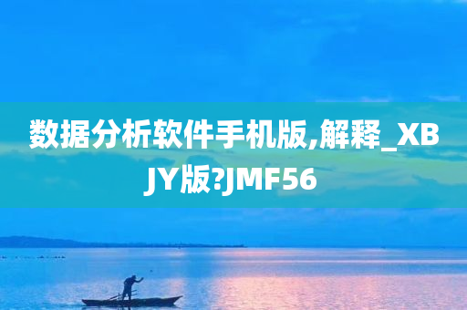 数据分析软件手机版,解释_XBJY版?JMF56