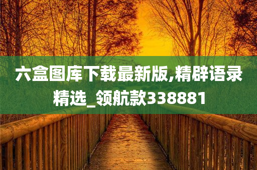 六盒图库下载最新版,精辟语录精选_领航款338881