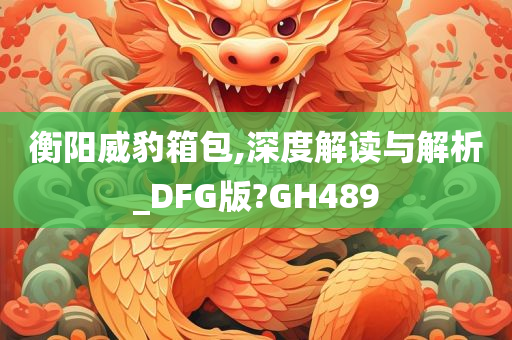 衡阳威豹箱包,深度解读与解析_DFG版?GH489