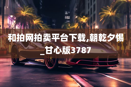 和拍网拍卖平台下载,朝乾夕惕_甘心版3787