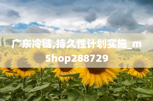 广东冷链,持久性计划实施_mShop288729