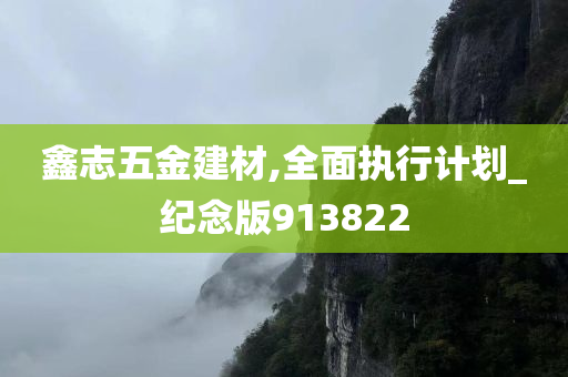 鑫志五金建材,全面执行计划_纪念版913822