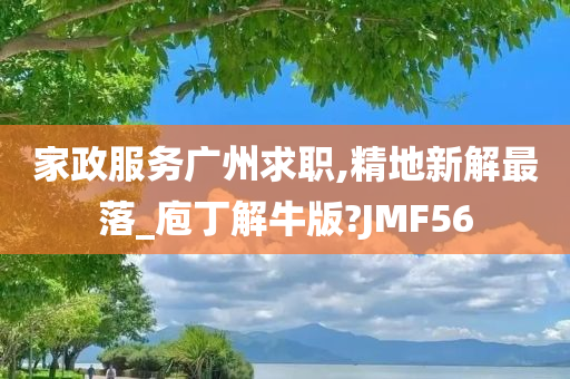 家政服务广州求职,精地新解最落_庖丁解牛版?JMF56