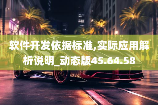 软件开发依据标准,实际应用解析说明_动态版45.64.58