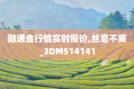 融通金行情实时报价,丝毫不爽_3DM514141