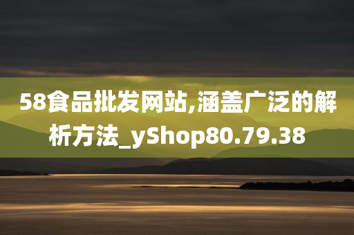 58食品批发网站,涵盖广泛的解析方法_yShop80.79.38