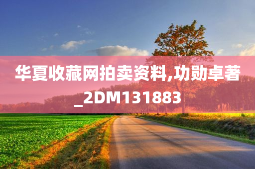 华夏收藏网拍卖资料,功勋卓著_2DM131883